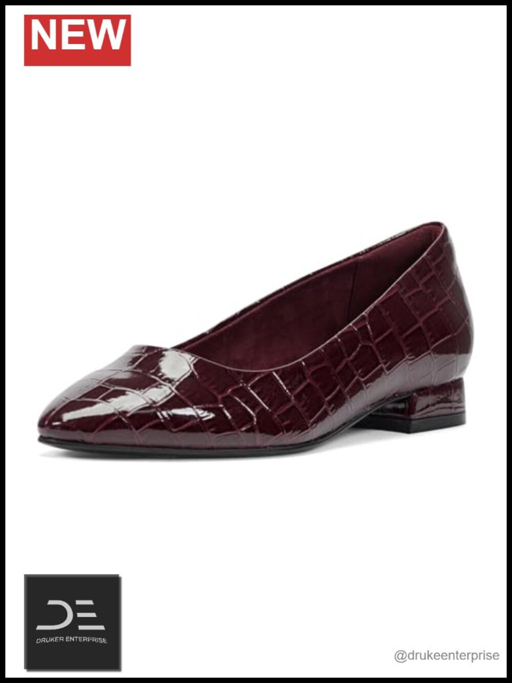 Rockport Women's Tessa Ballet Flats - Soft Leather, Arch Support, Cushioned